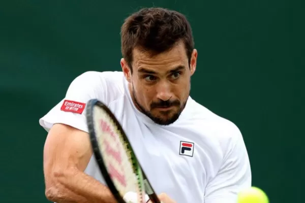 Pella sucumbió rápido y adiós a Wimbledon