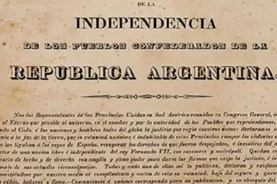 La Aduana recupera un documento original de la declaración de la Independencia de 1816
