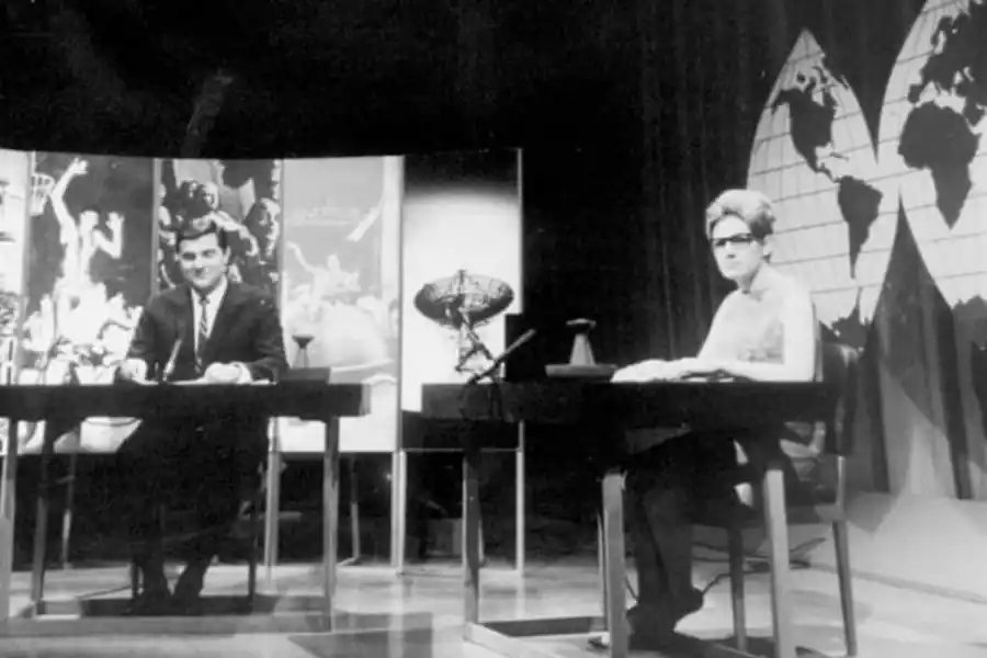 LOS COMIENZOS. Fue la cara femenina en el noticiero.