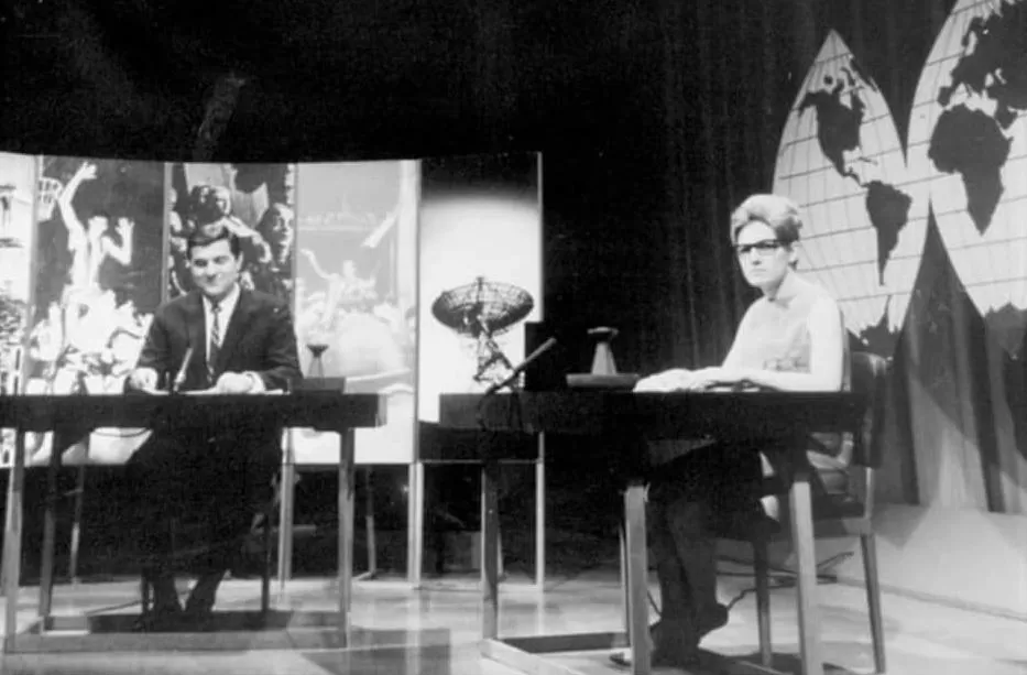 LOS COMIENZOS. Fue la cara femenina en el noticiero.