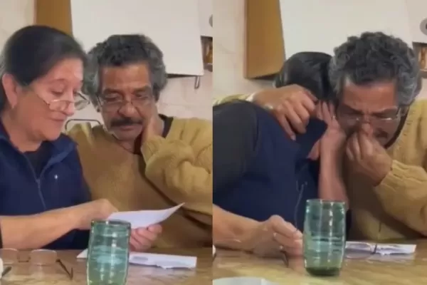 Video viral: les regaló entradas a sus padres para ver a River y ellos lloraron de la emoción