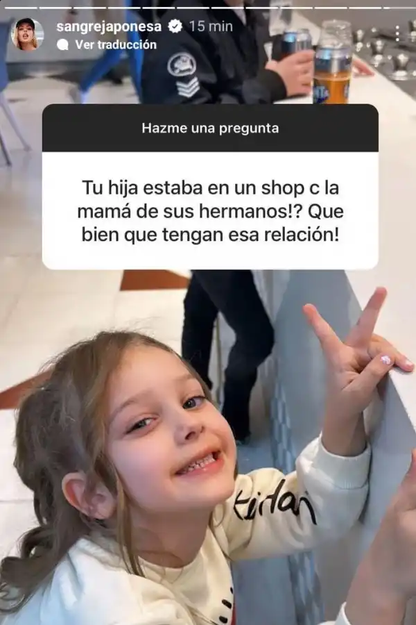 Qué dijo la China Suárez sobre la foto de Pampita con su hija Magnolia