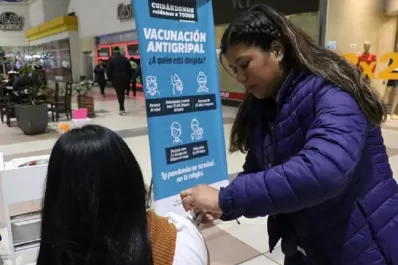 Terminal de Ómnibus: instalaron una posta sanitaria para vacunación