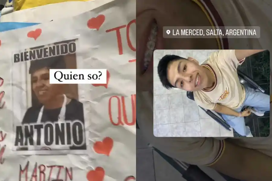 Antonio López de Masterchef tuvo una recibida de campeón en Salta