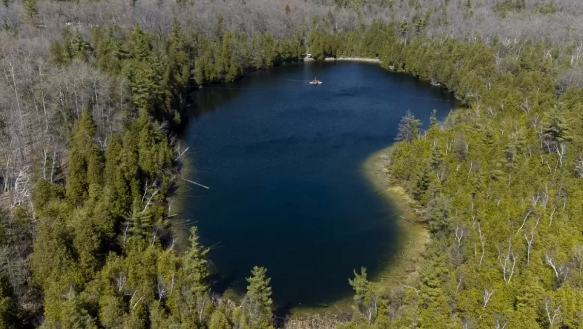 Lago Crawford en Canadá