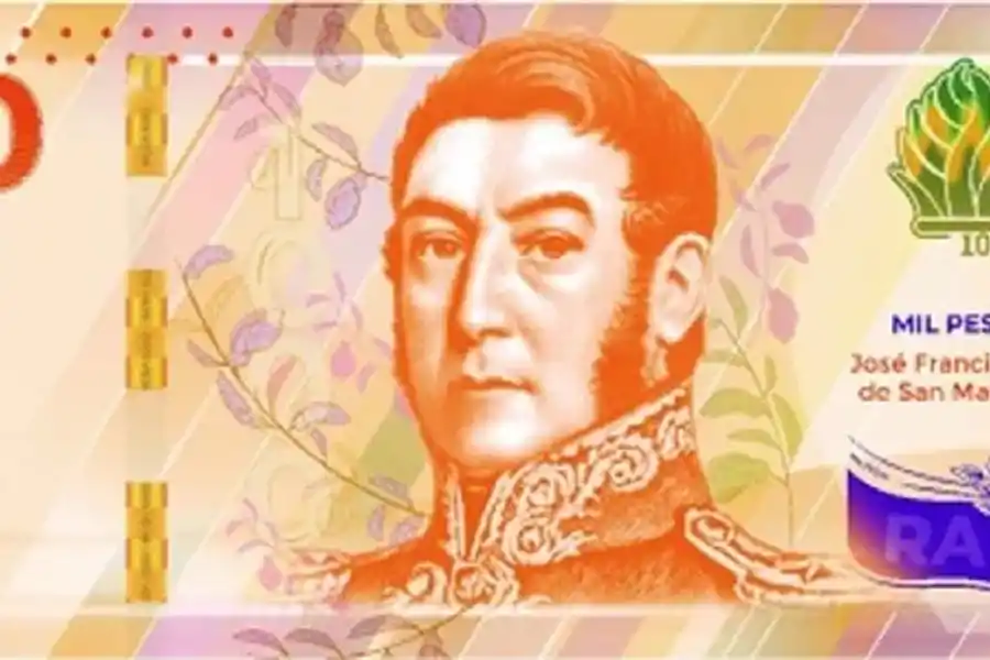 Salió el nuevo billete de $1.000 con la figura de San Martín: cuáles son las medidas de seguridad