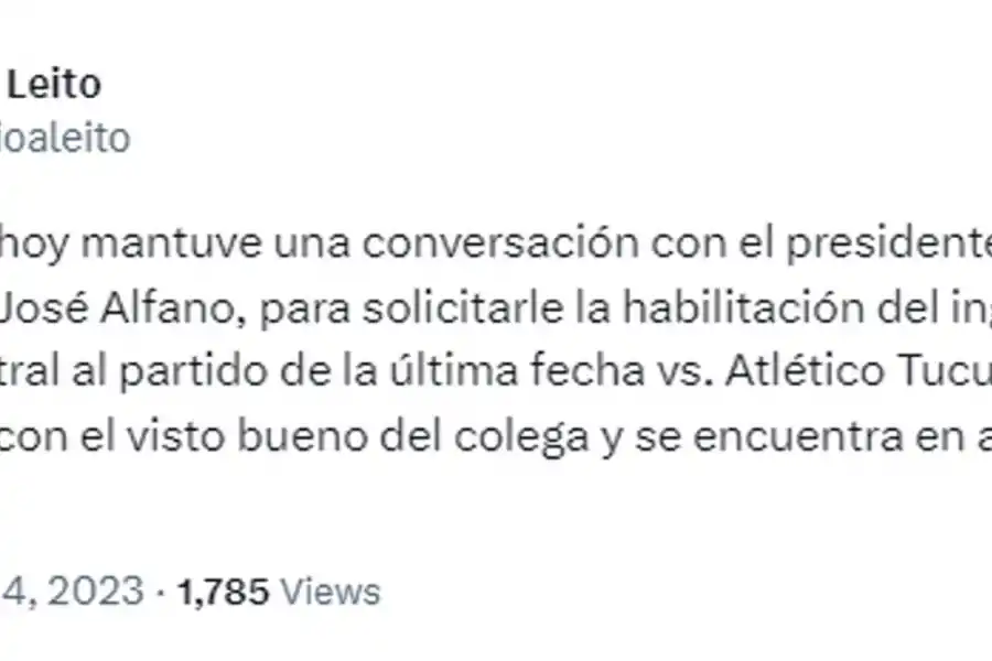 Los hinchas de Atlético Tucumán podrían ir al partido ante Central Córdoba en Santiago del Estero
