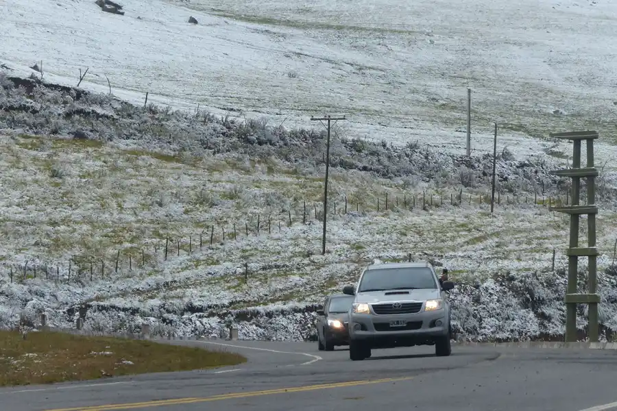 ¿NEVARÁ? Aunque las condiciones climáticas no anticipan nevadas, es posible que las altas cumbres amanezcan bajo un manto blanco este fin de semana.
