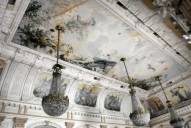 El art nouveau se luce en el Salón Blanco de la Casa de Gobierno