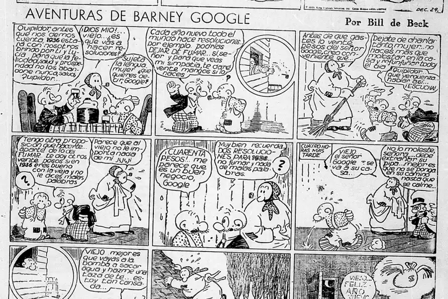 TIRA CÓMICA. La figura de baja estatura era reconocida hasta que compró al caballo “Sparky” que se ganó su espacio. 