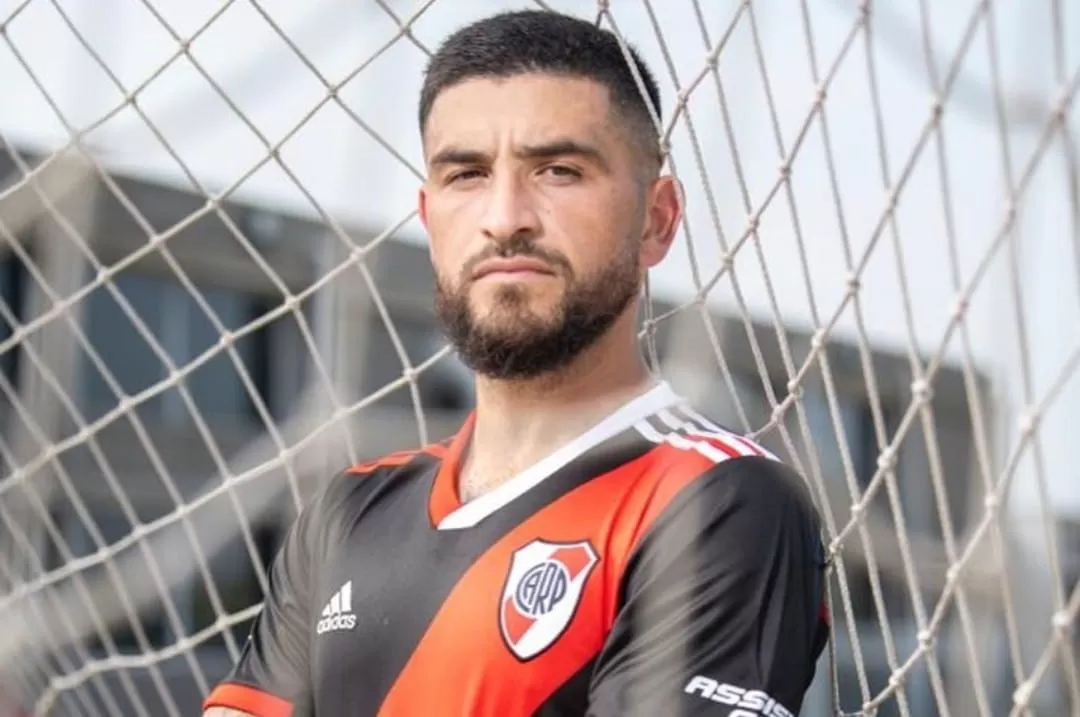 DOLOR. Elías Gómez, futbolista de River. 