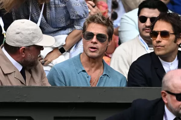 Brad Pitt estuvo en Wimbledon y revolucionó a las redes con su aspecto físico
