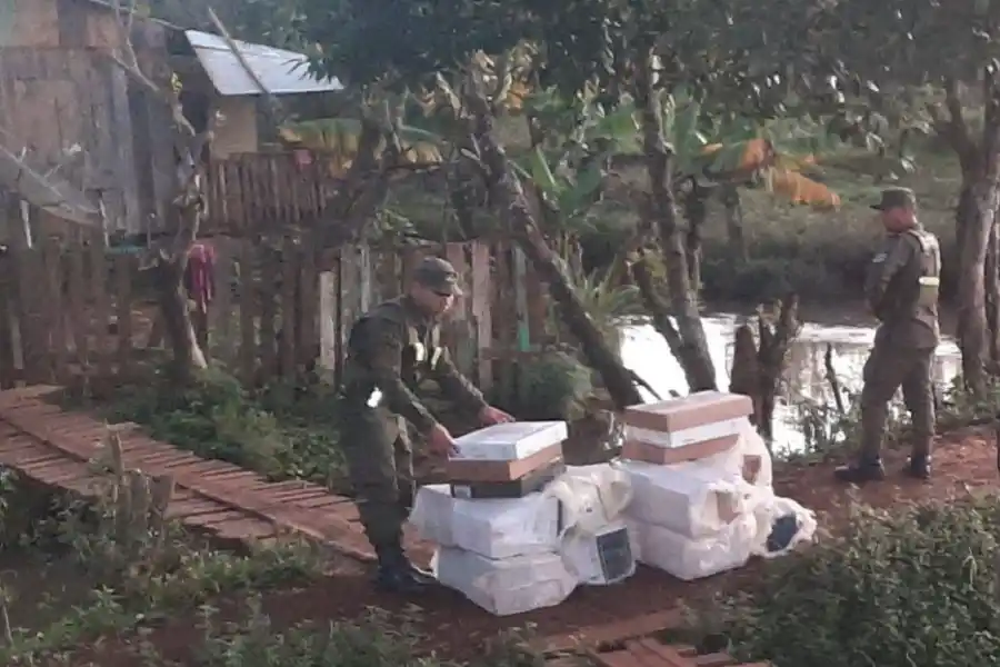 Contrabando. FOTO GENDARMERÍA