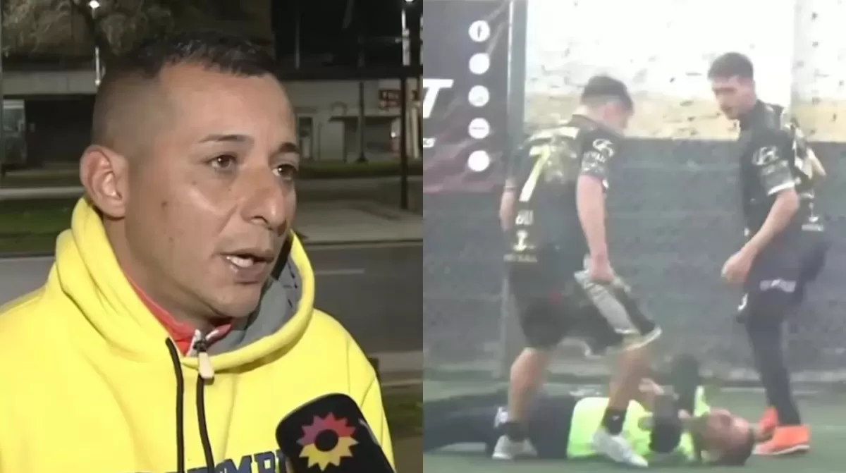Cristian Paniagua, el árbitro golpeado por el jugador amateur: Yo buscaba una disculpa, no plata