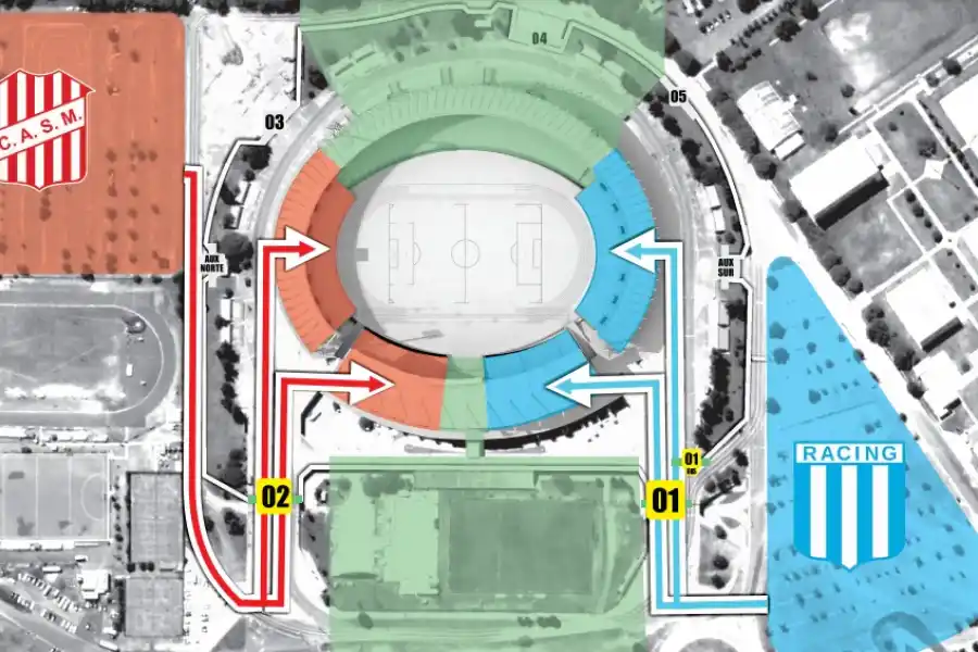 Copa Argentina: a qué hora y por dónde ingresarán los hinchas de San Martín al estadio Kempes