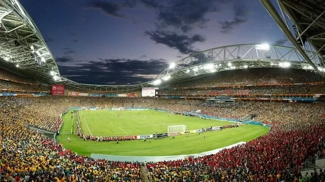 IMPONENTE. El Stadium de Sidney recibirá alrededor de 100.000 hinchas.   