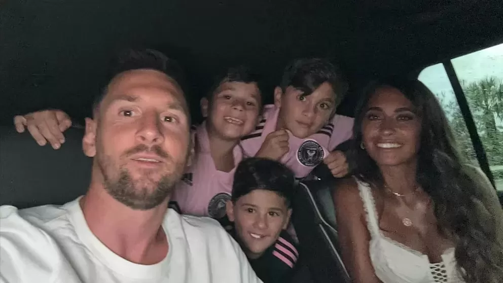 La familia de Lionel Messi ya se instaló en Miami.