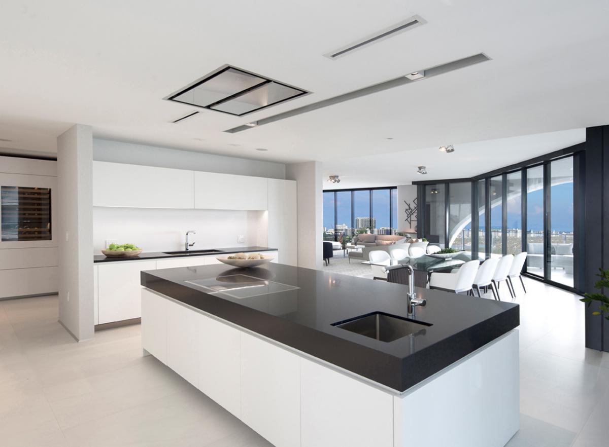 Así es la cocina del penthouse de los Beckham en Miami