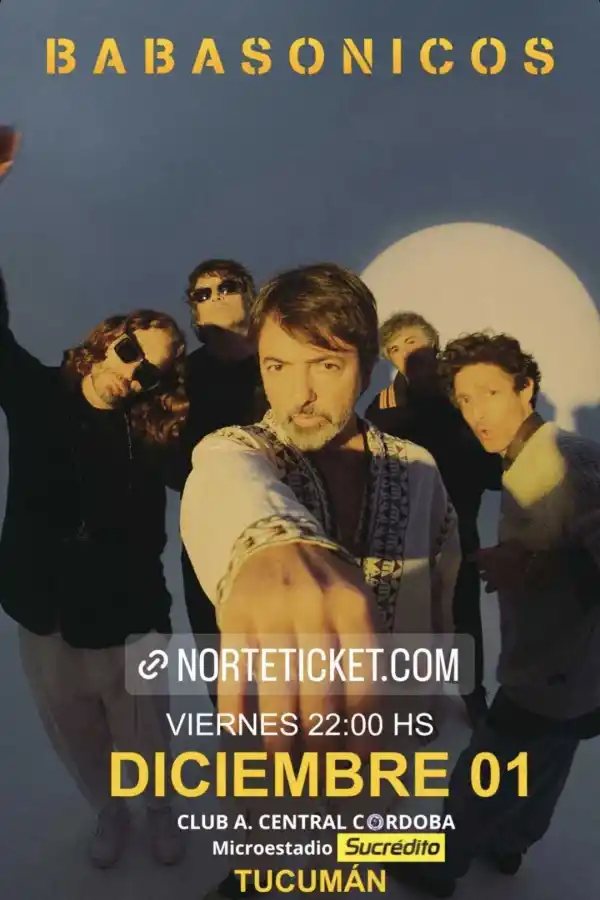 Babasónicos confirmó su vuelta a Tucumán en sus redes sociales