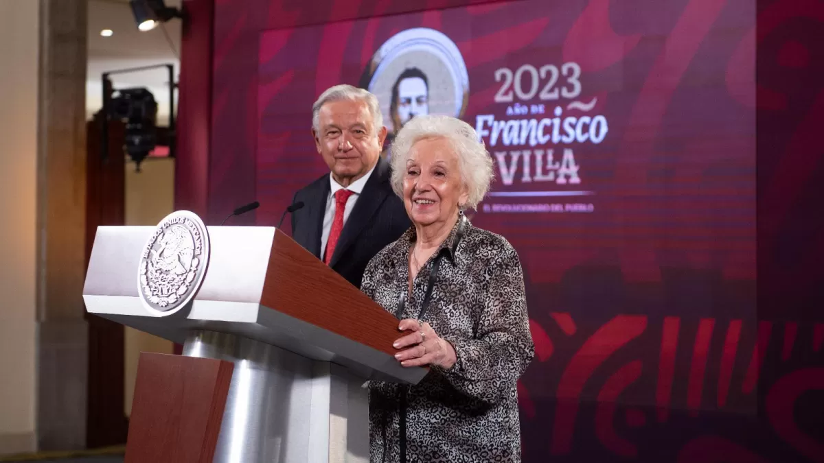 El presidente de México recibió a Estela de Carlotto