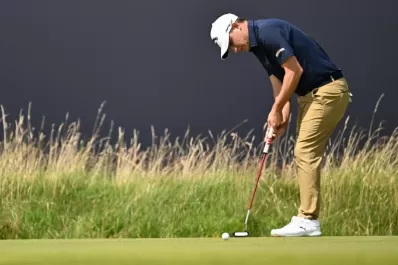 Emiliano Grillo perdió impulso en el Abierto Británico