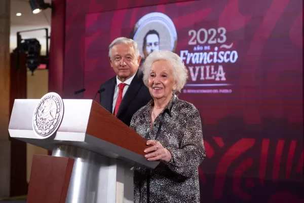 El presidente de México recibió a Estela de Carlotto: Es un símbolo de resistencia, dijo