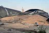 Rusia atacó con drones un depósito de granos de Ucrania