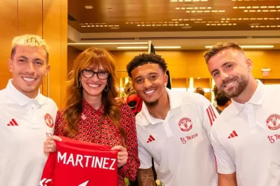 Hollywood y la Scaloneta: el inesperado encuentro entre Julia Roberts y Lisandro Martínez