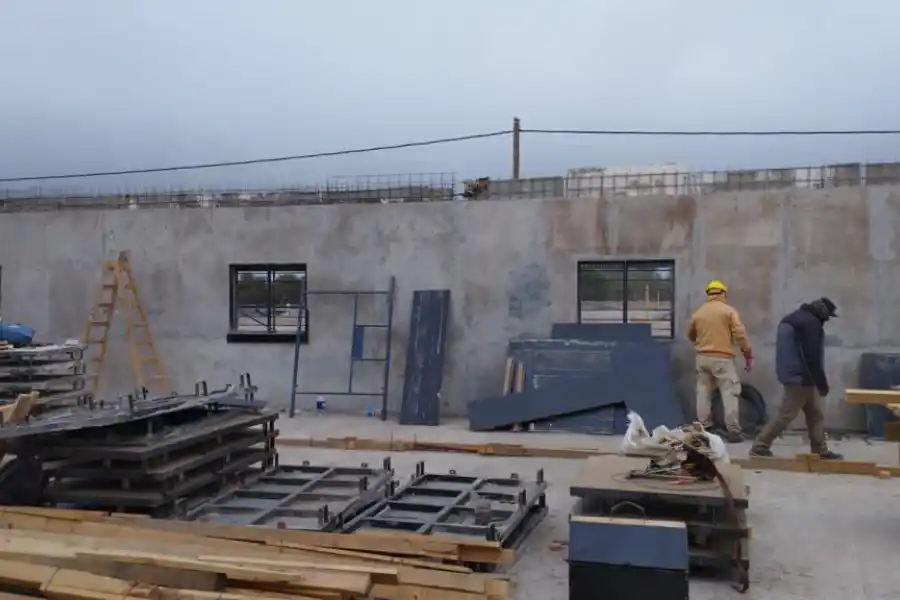 Obras en el penal de Benjamín Paz. 