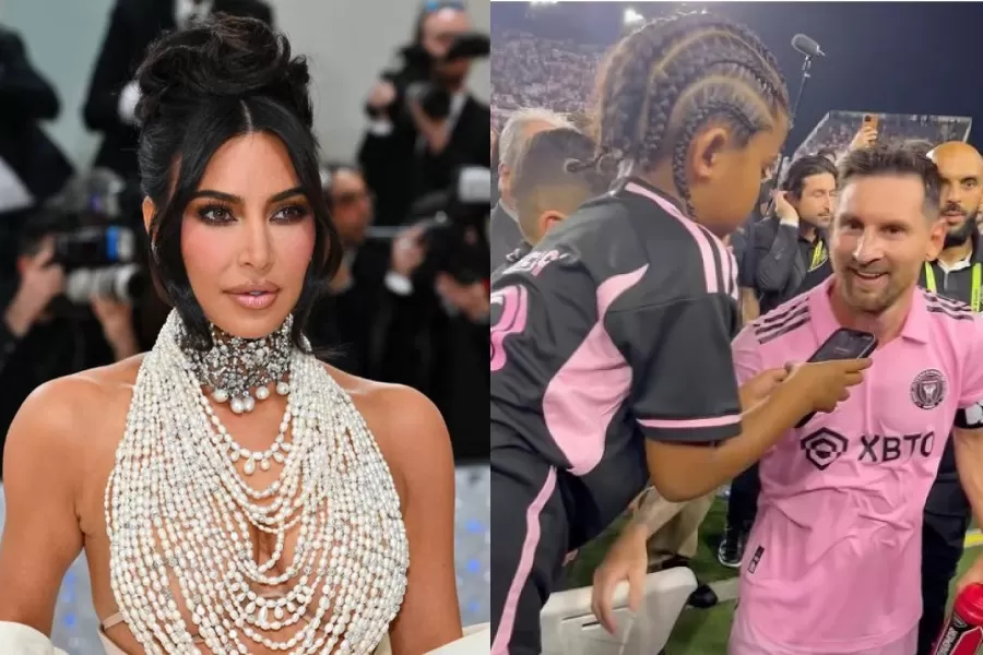 El sorprendente fanatismo de un hijo de Kim Kardashian por Lionel Messi.