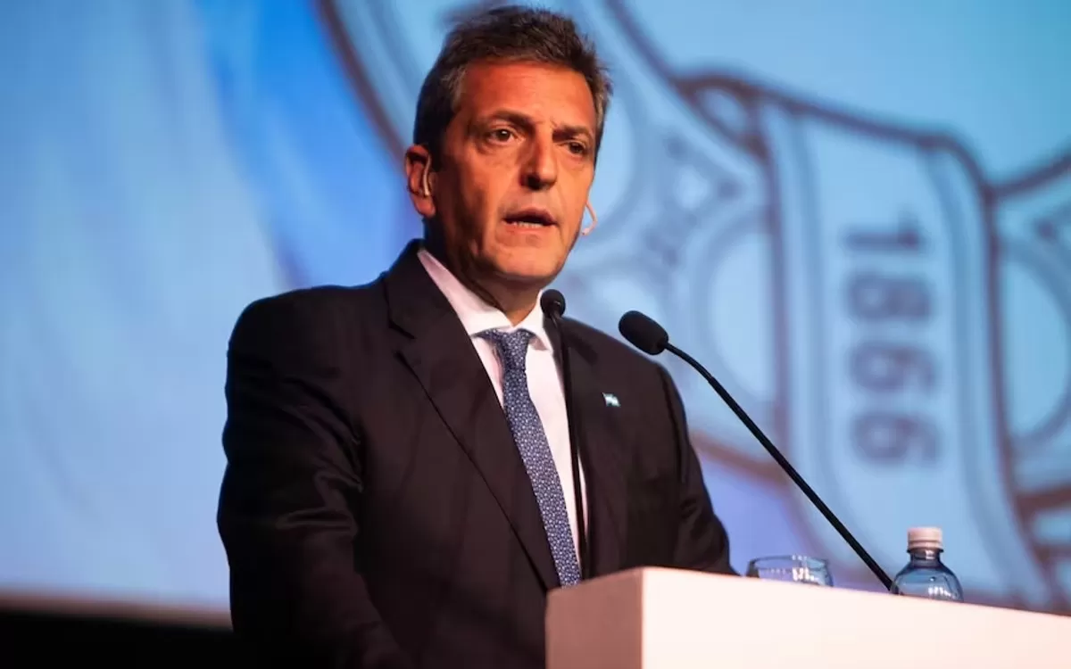 Sergio Massa, ministro de Economía de la Nación. Foto tomada de La Nación.