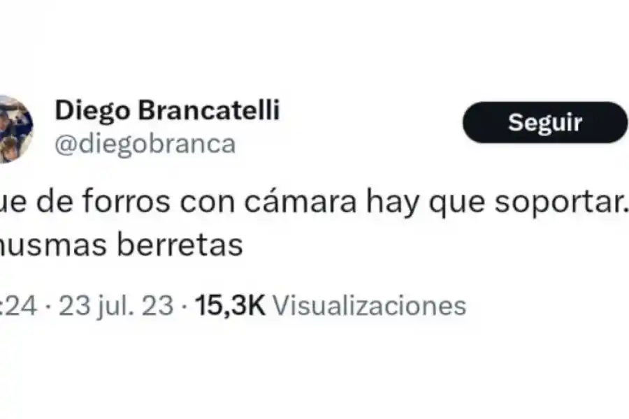 Brancatelli que algunos argentinos quisieron escracharlo en Europa.