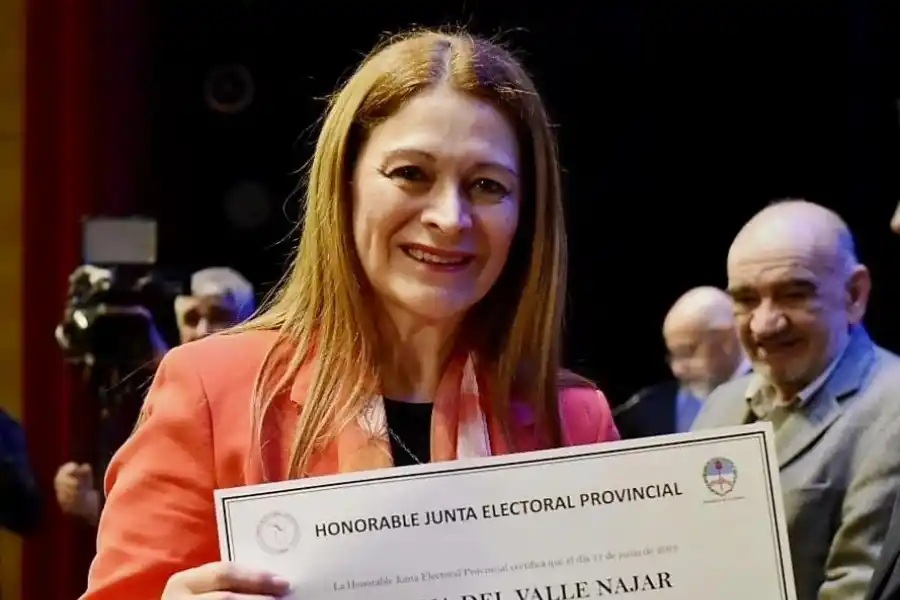 ADRIANA NAJAR. La dirigente talitense fue reelecta para el período 2023-2027. Foto de Facebook.