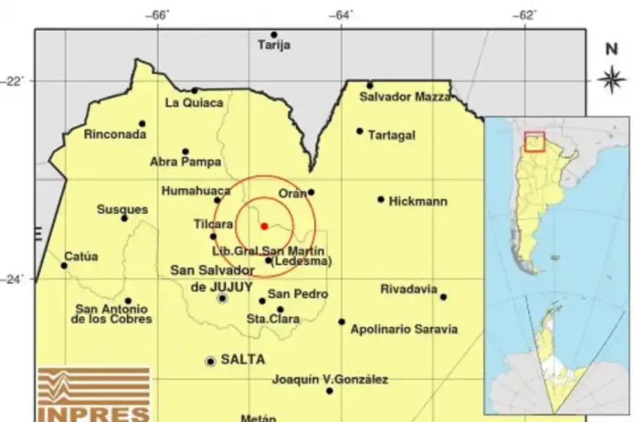 Un temblor sacudió a Salta y a Jujuy, durante la madrugada