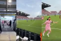 Un fanático de Inter Miami llegó tarde al partido y grabó un increíble video de Lionel Messi