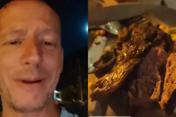 La inédita reacción de un español al comer asado argentino por primera vez: “No puedo más”