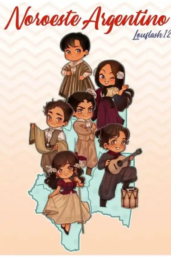 Un grupo de amigas personificaron a las provincias argentinas en animé y son furor en las redes