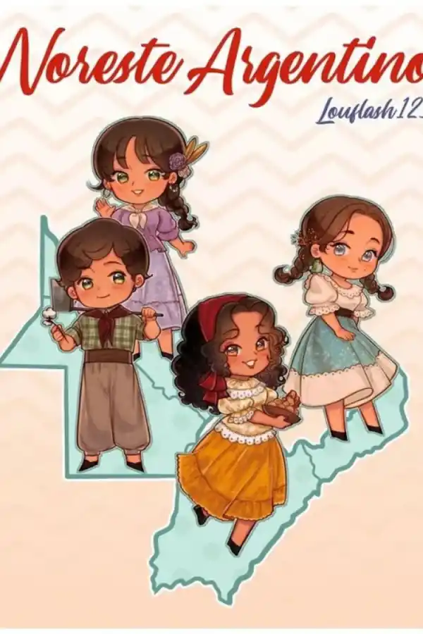 Un grupo de amigas personificaron a las provincias argentinas en animé y son furor en las redes
