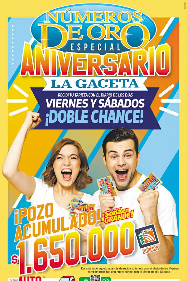 El pozo de los Números de Oro quedó vacante: acumula $1.650.000