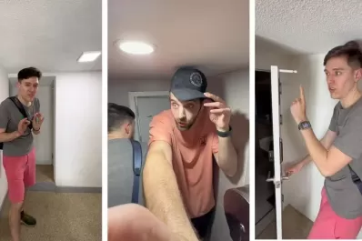 Un argentino es furor al mostrar “el baño más pequeño del mundo” en un restaurante de Corea del Sur