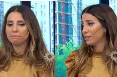 El llanto de Cinthia Fernández tras el “reto” del “Negro” González Oro al aire