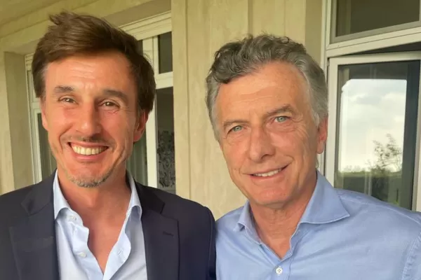 Mauricio Macri le dio la bienvenida a García Moritán al equipo porteño del PRO