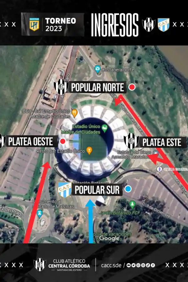 Lo que deben saber los hinchas de Atlético Tucumán antes de ir al estadio Madre de Ciudades