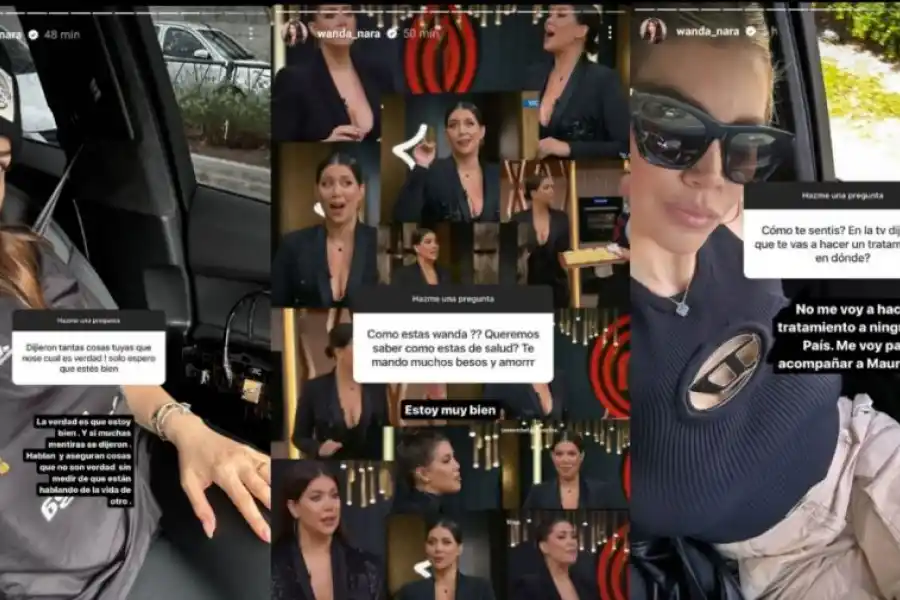 Wanda Nara habló sobre su salud y reveló el motivo por el que se va de Argentina