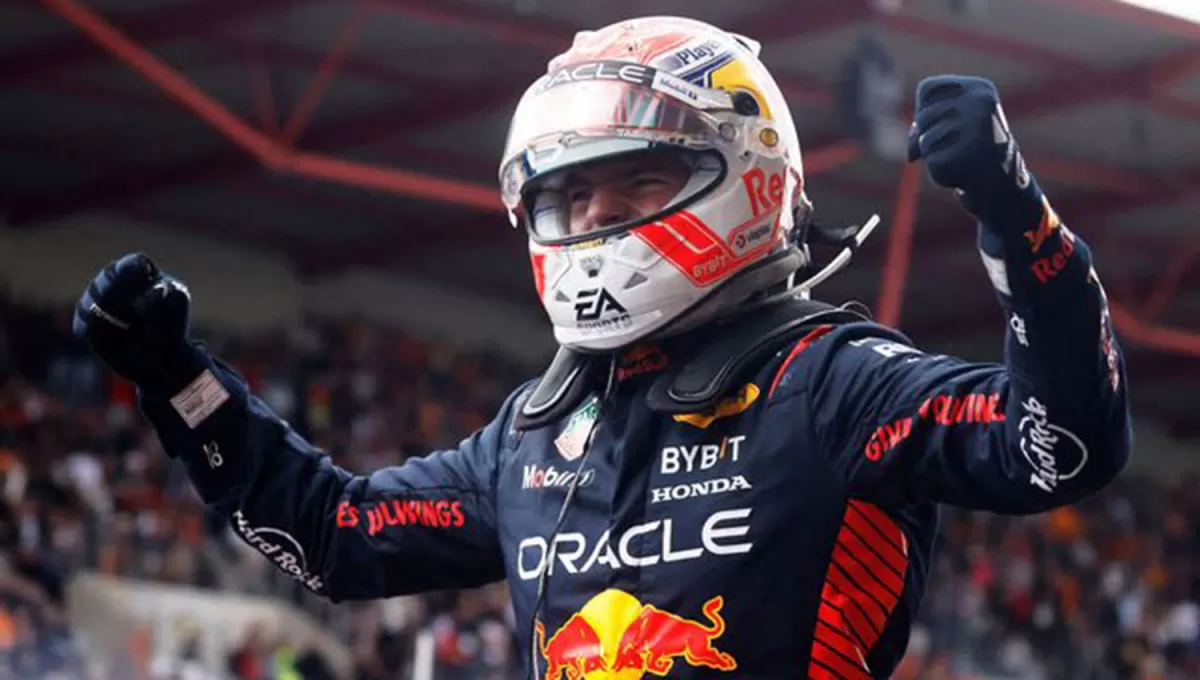 EL FESTEJO. Verstappen volvió a ser arrollador y se encamina a su tercer título consecutivo en la Fórmula 1.