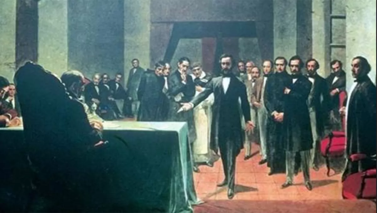 Mesa panel en el Rougés, a 170 años de la Constitución Nacional