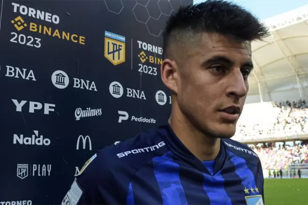 Joaquín Pereyra fue la figura del partido en la victoria de Atlético Tucumán en Santiago