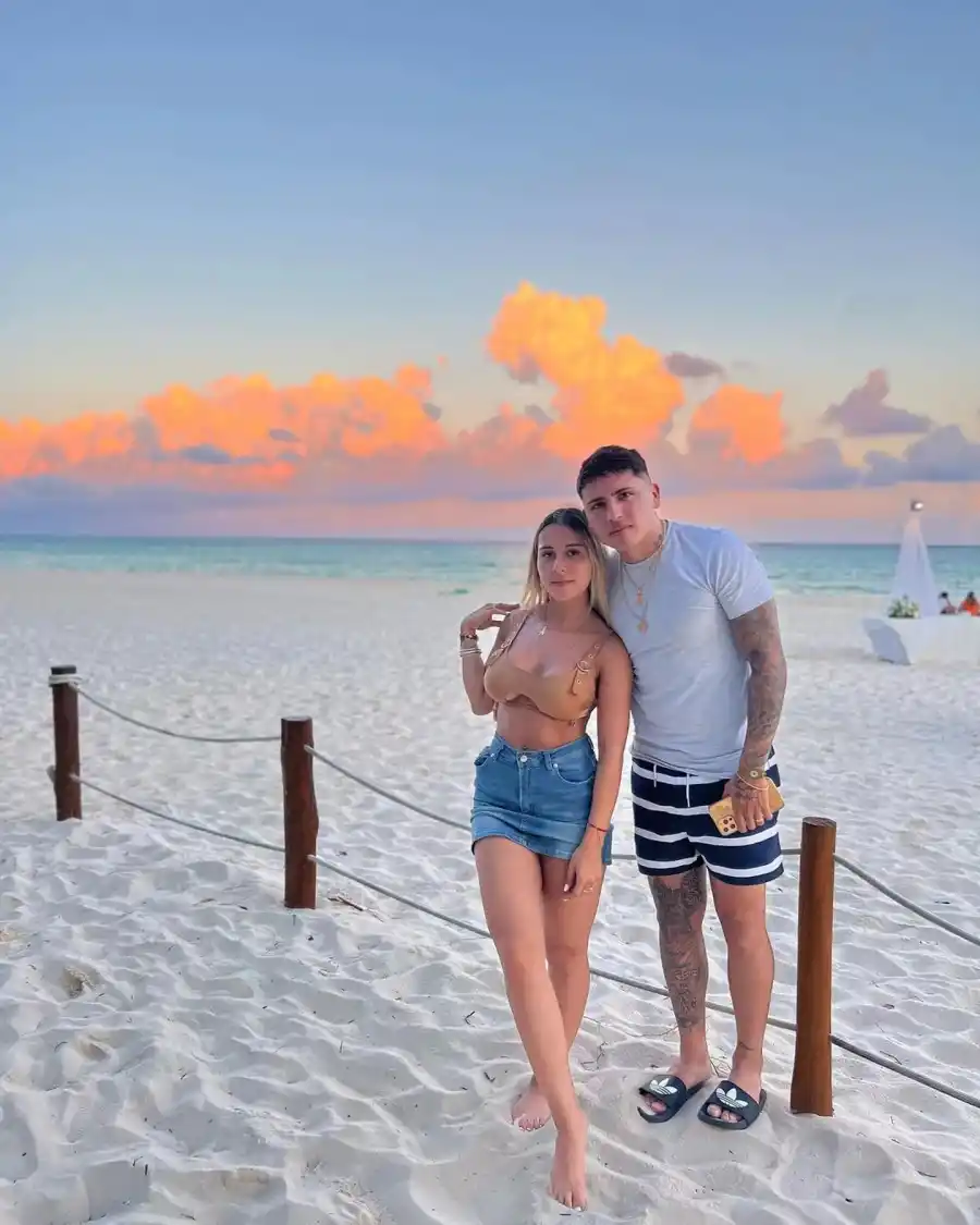 Angi Olivera y Facundo Farías.