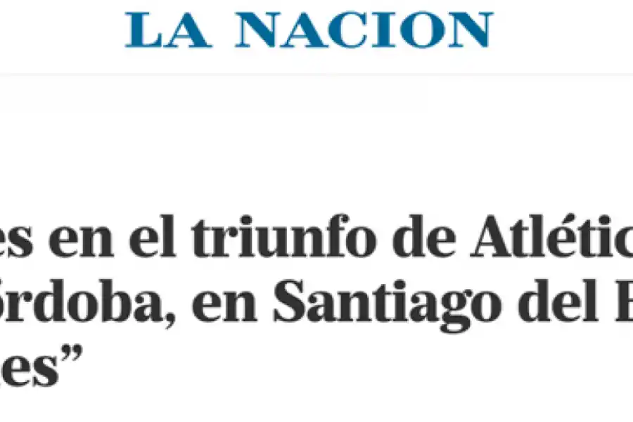 La Nación.