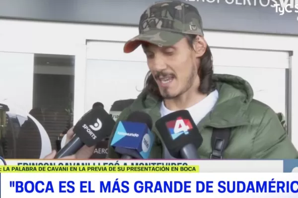Cavani, en Boca: Es el club más grande de Sudamérica y del mundo”